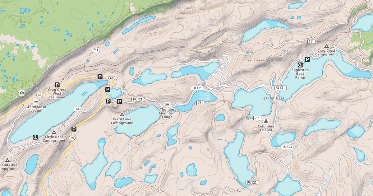 Map preview of Sunlight To Powderhorn Sno
