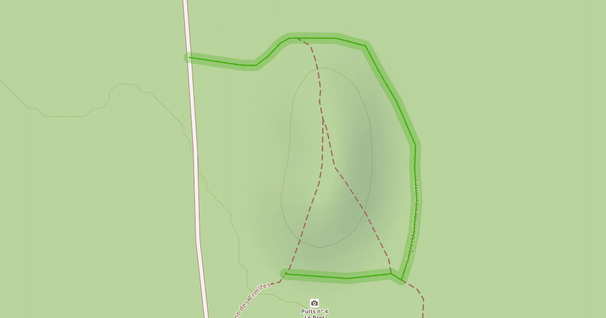 Map preview of Single Mont des Ermites