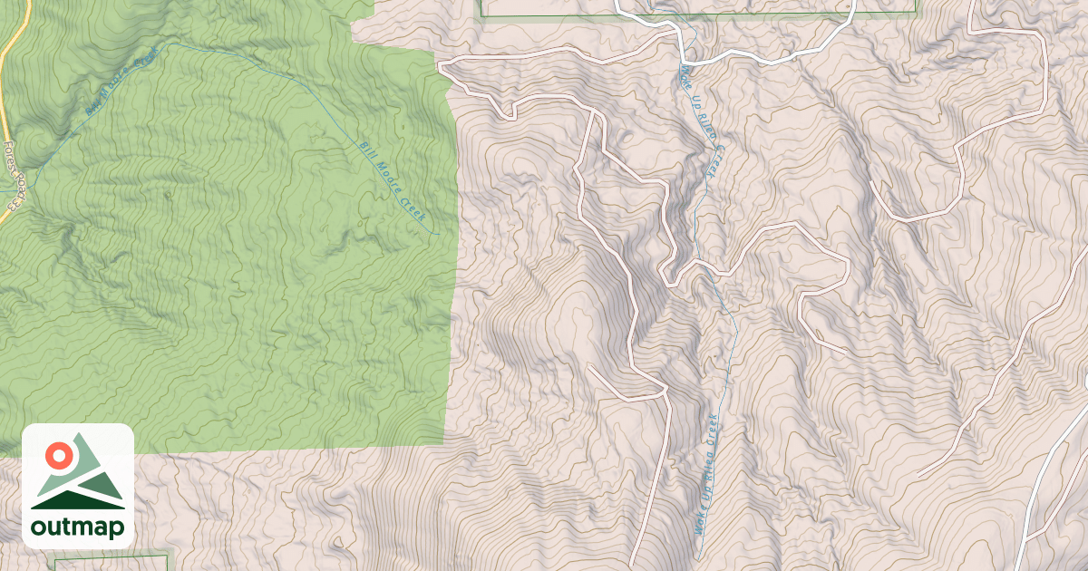 Map of EAST WILDHORSE
