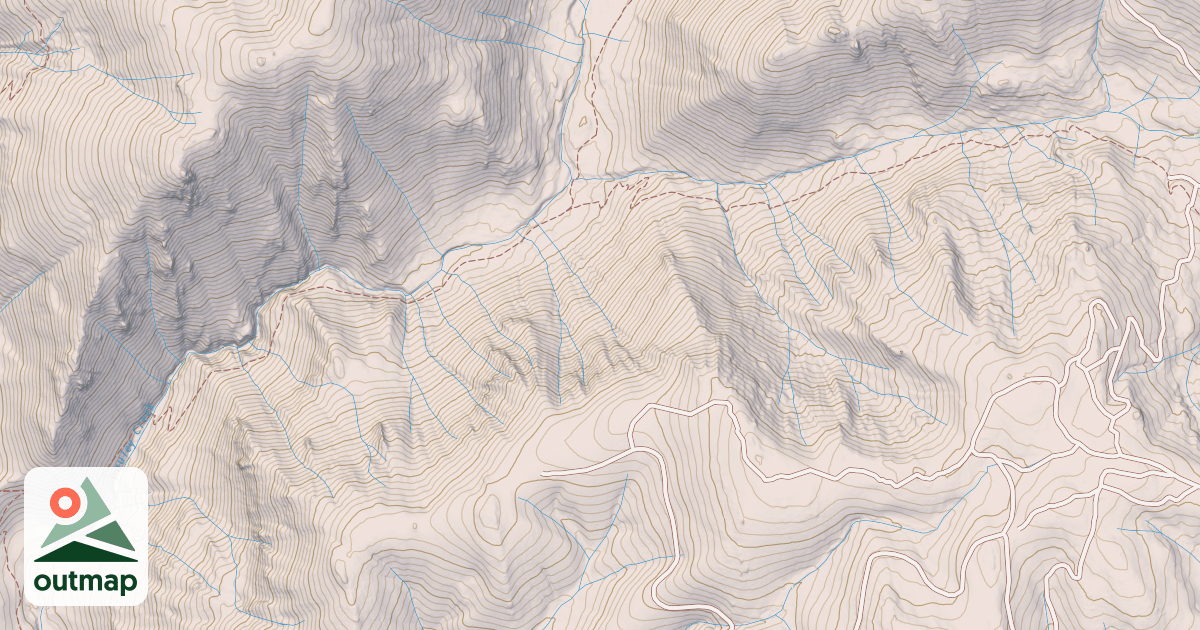 Map of Butcher Ranch