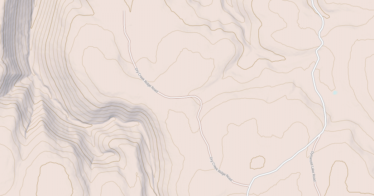 Map preview of DRY CREEK RIDGE