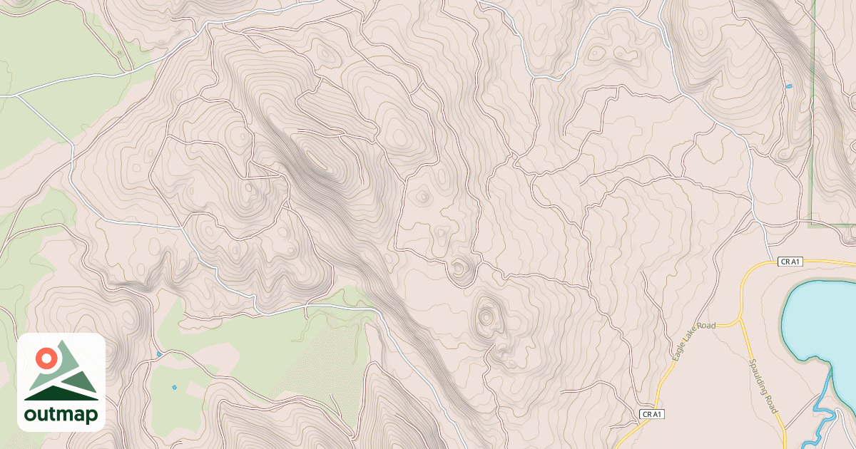 Map of CAVE MTN