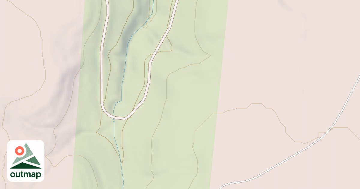 Map of Big Woods Canyon Atv Trail