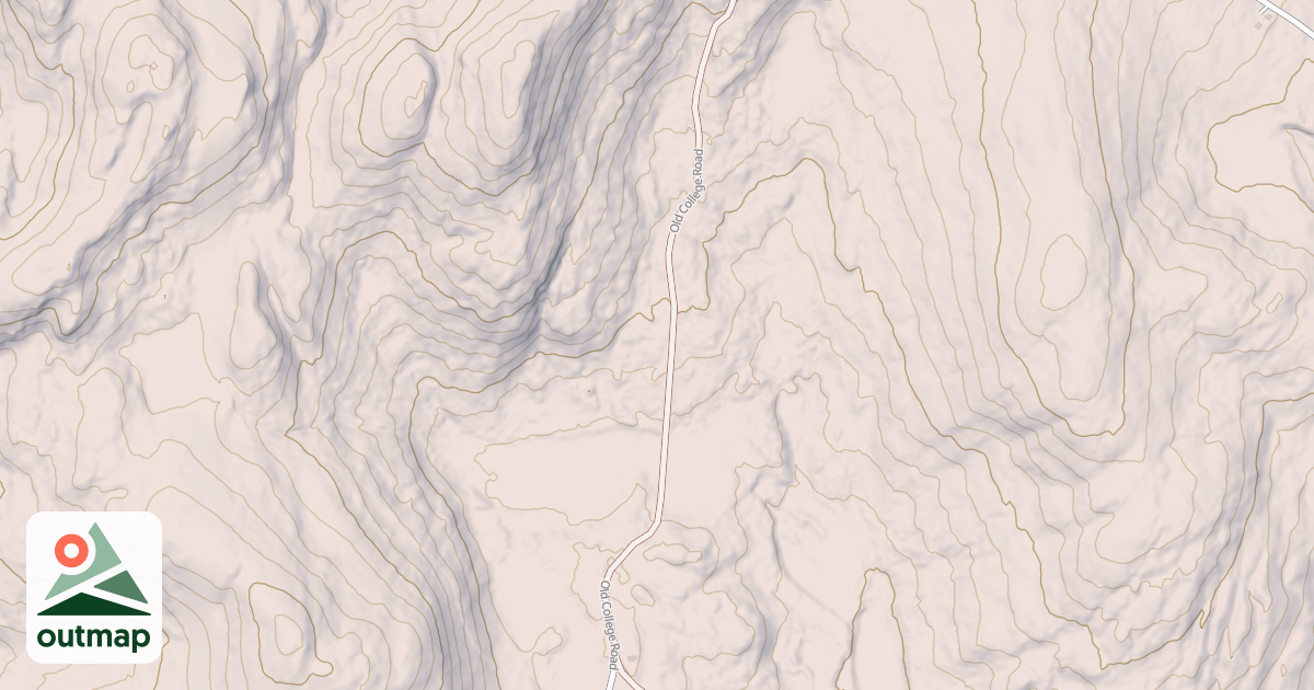 Map of Old College Rd