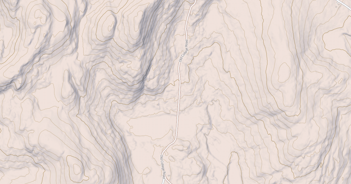 Map preview of Old College Rd