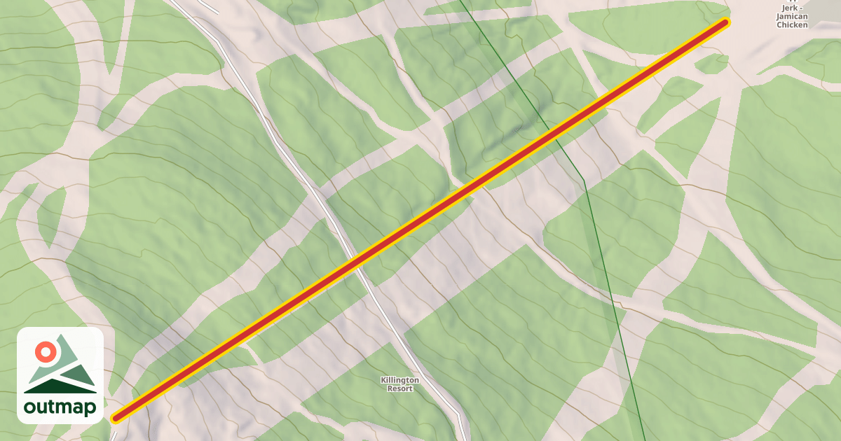 Map of Needle's Eye Express Quad