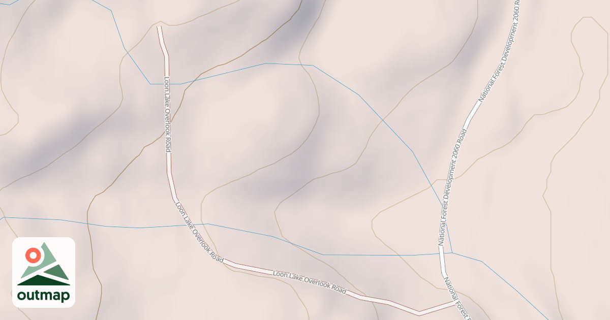 Map of LOON LAKE OVERLOOK
