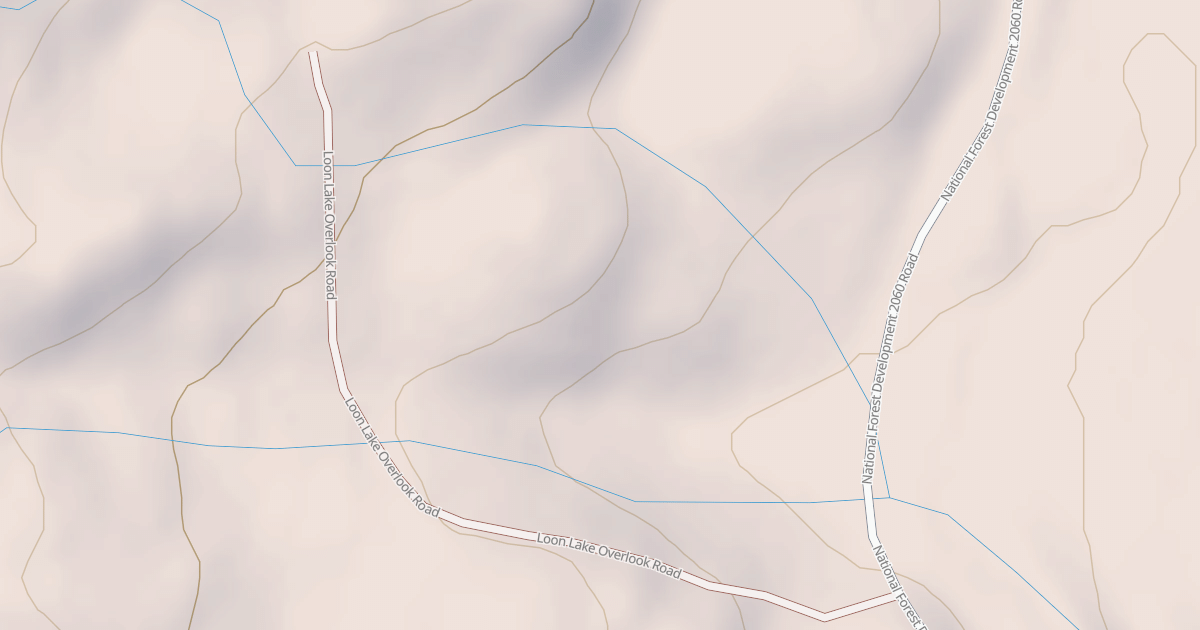 Map preview of LOON LAKE OVERLOOK