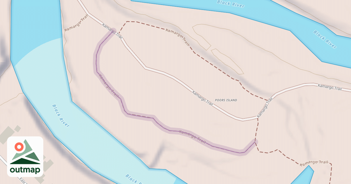 Map of Kamargo Trail