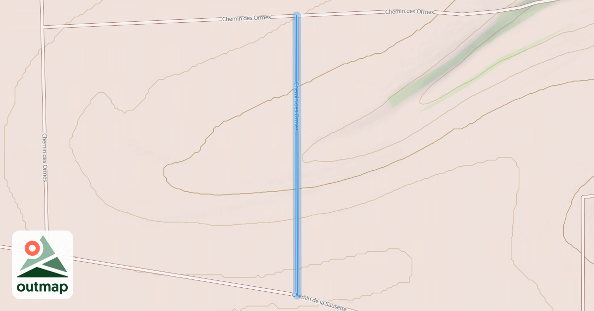 Map of Chemin des Ormes