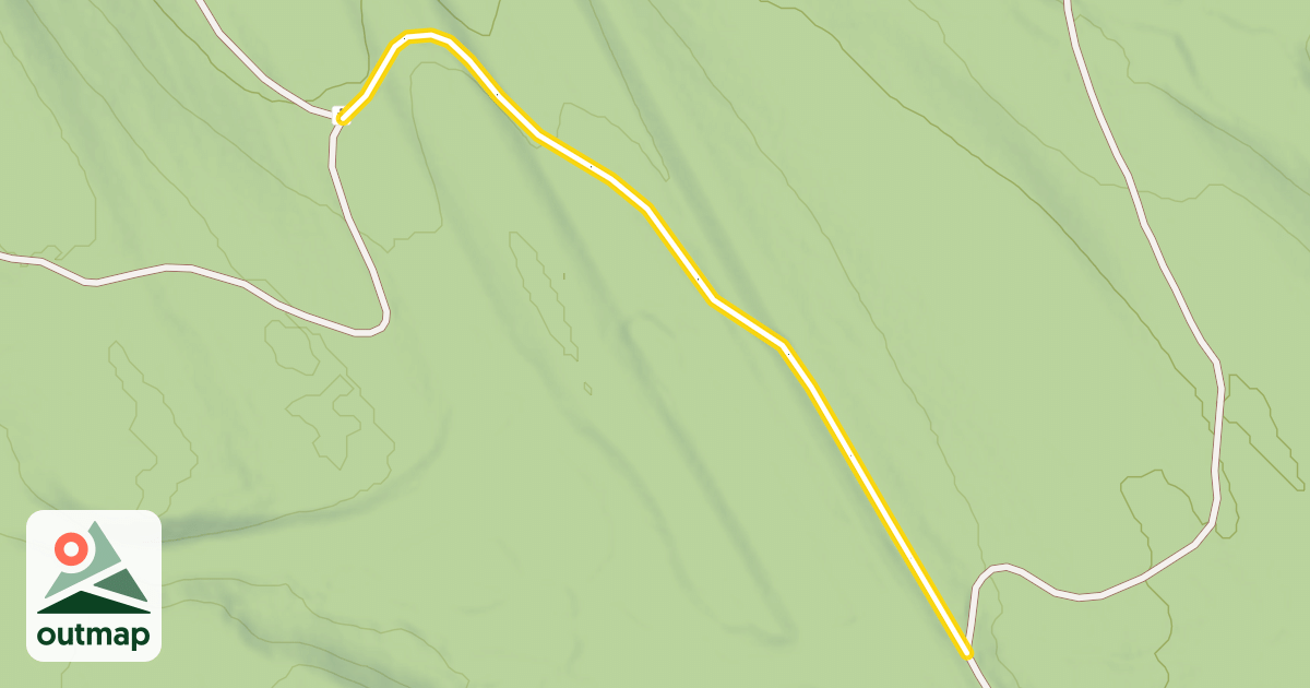 Map of National Forest Development Road 2916