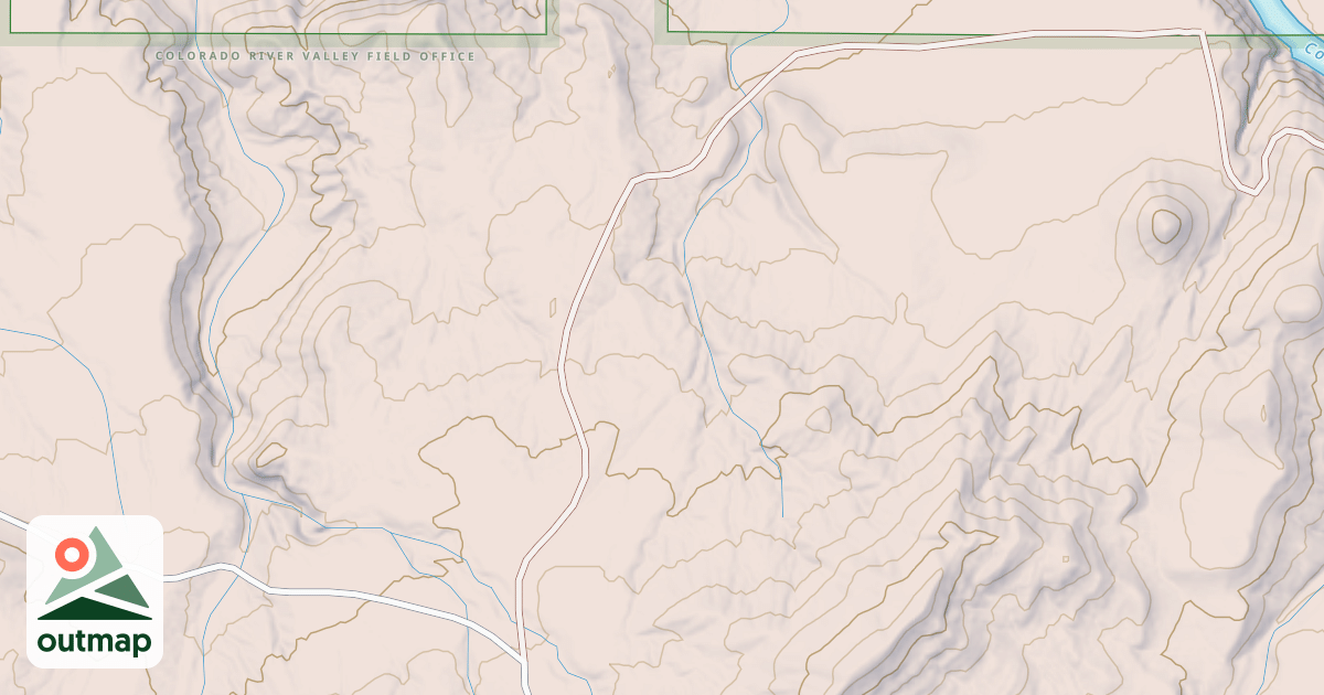 Map of BLM National GTLF Public Motorized Roads 94a0f767-048d-4567-ba3d-c8fadd40512a