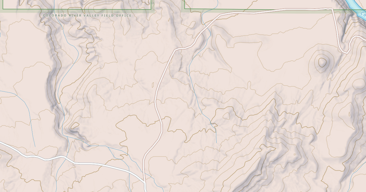 Map preview of BLM National GTLF Public Motorized Roads 94a0f767-048d-4567-ba3d-c8fadd40512a