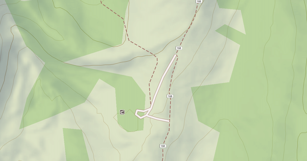 Map preview of MILLVILE PEAK WARMING HUT