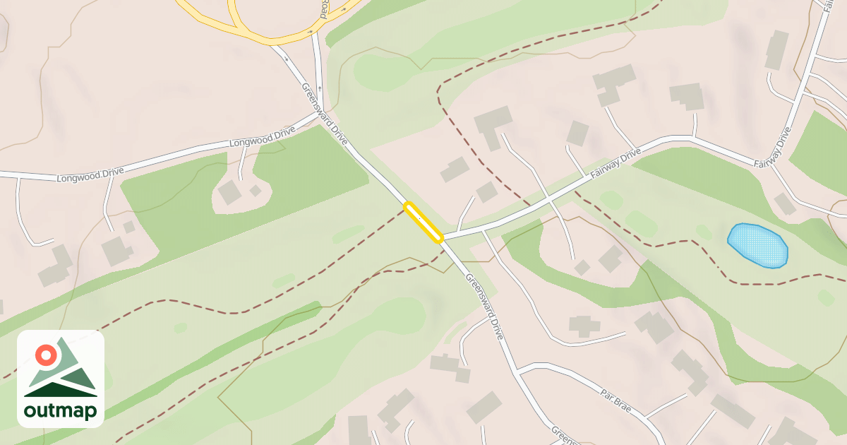 Map of Greensward Drive