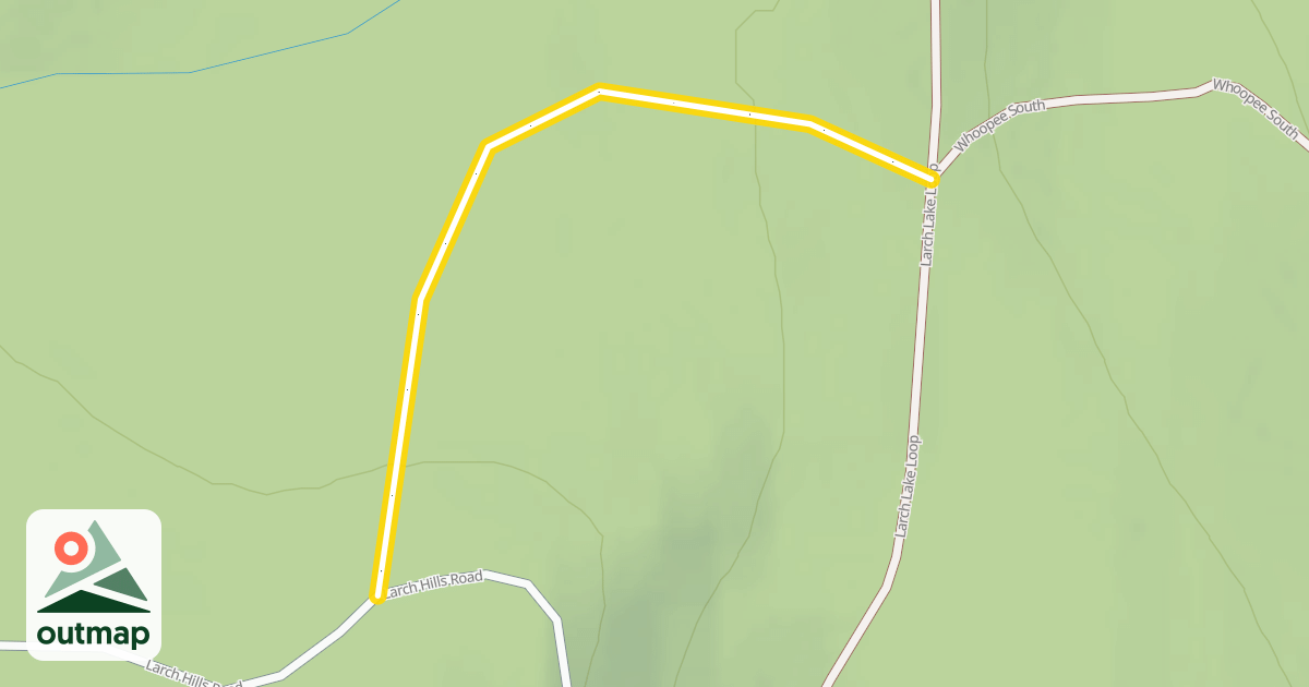 Map of 4 bogs route
