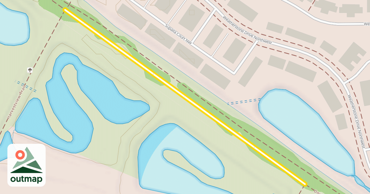 Map of Douglas State Trail