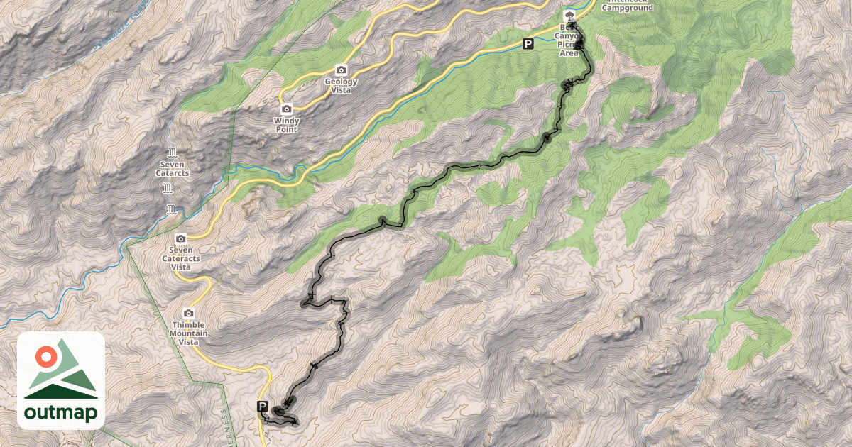 Map of Bug Springs Trail #10