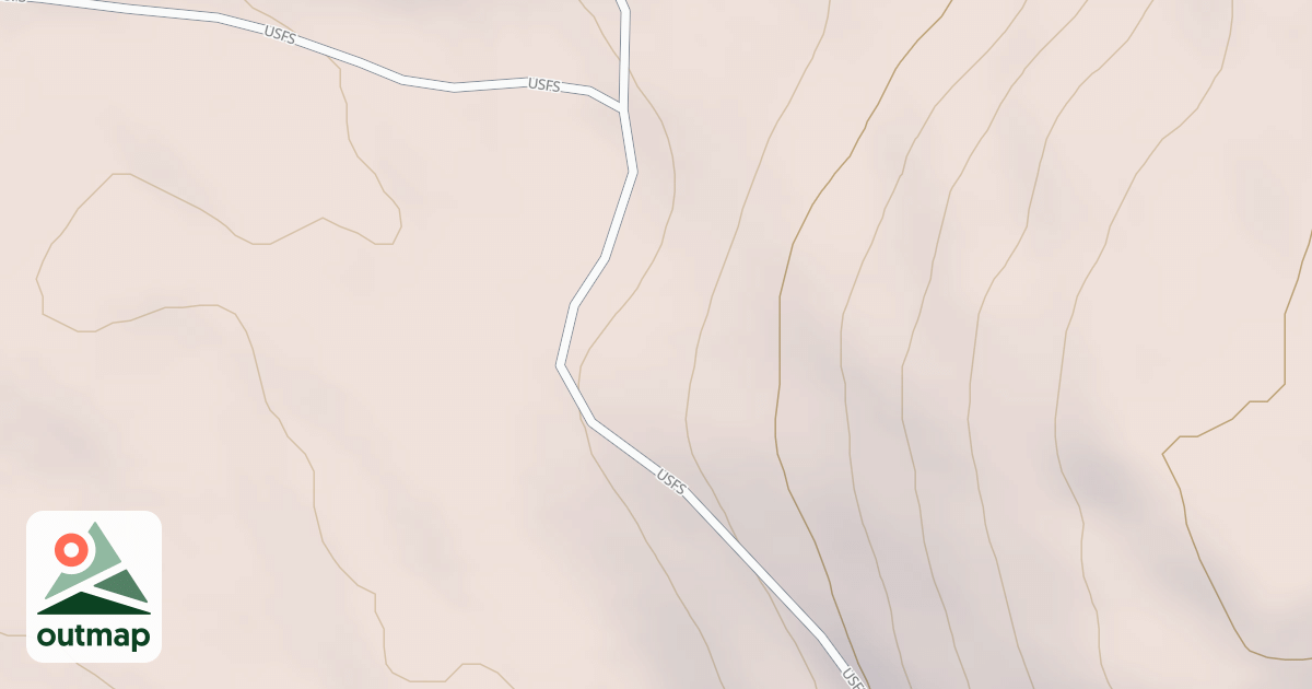 Map of Twin Lakes Road