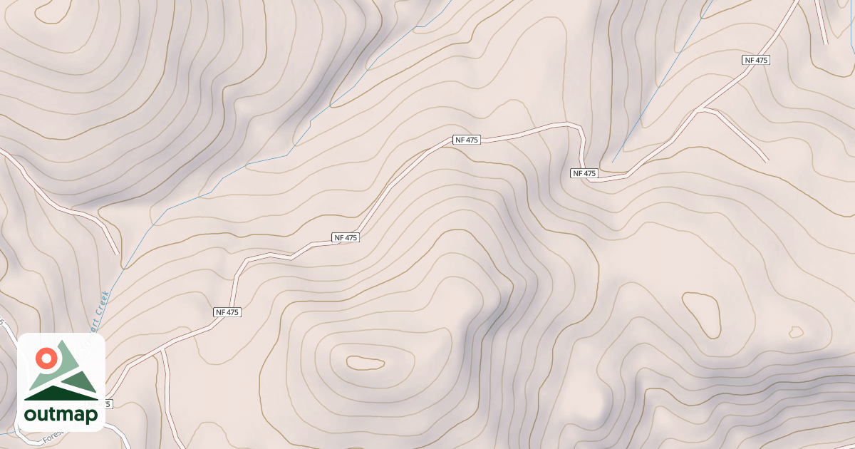 Map of USFS Motor Vehicle Use Map Roads {4DC3D1D9-8284-430C-8B19-441F8CD00B67}