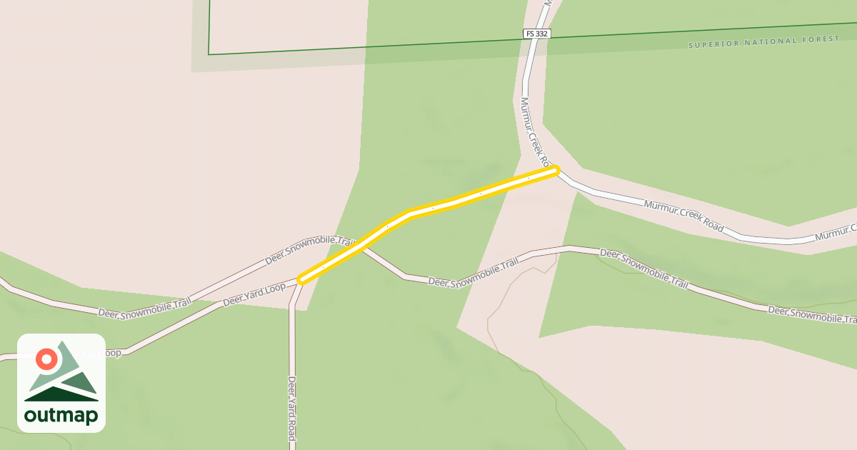 Map of Deer Yard Road