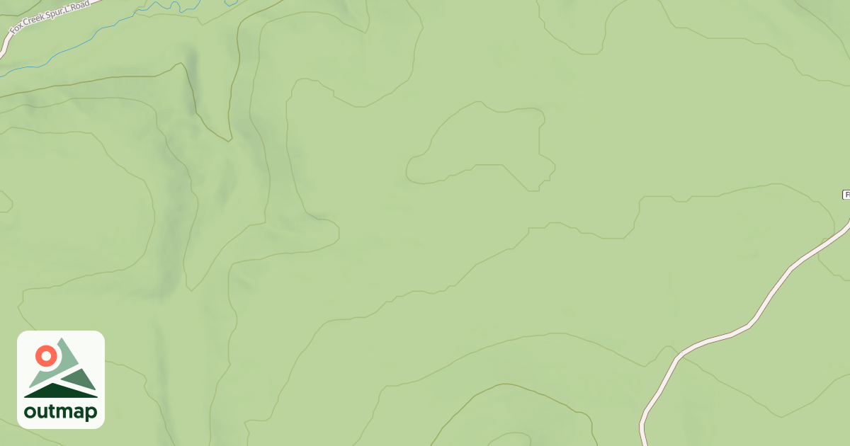 Map of FOX CREEK SPUR M