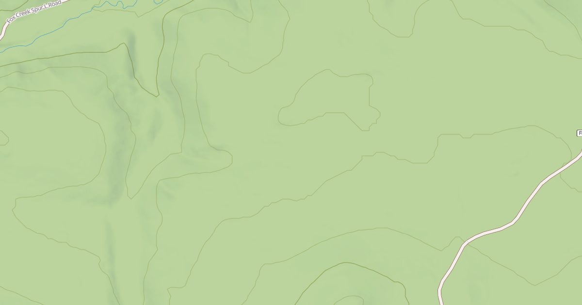 Map preview of FOX CREEK SPUR M