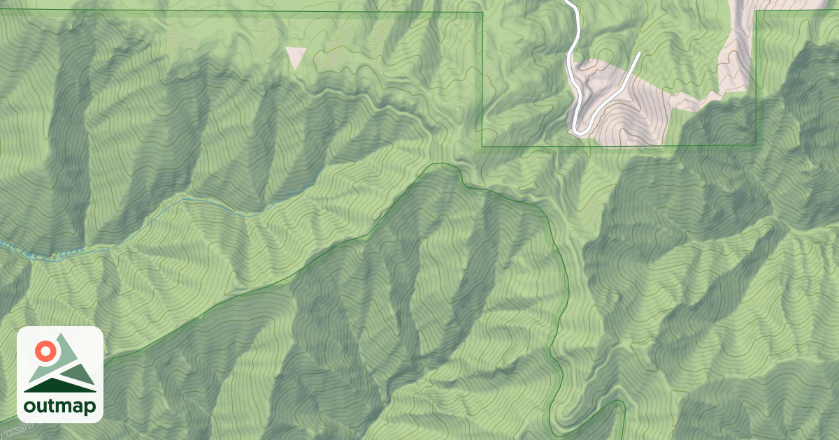 Map of CHINA PEAK