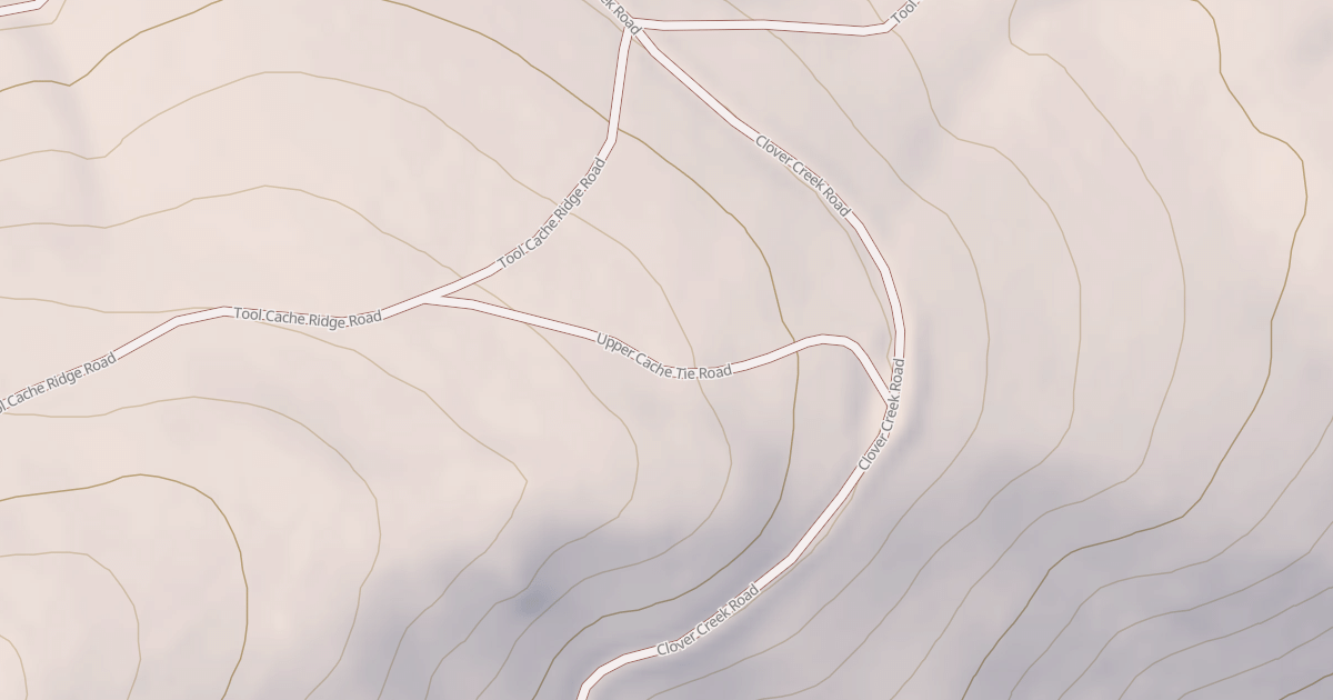 Map preview of UPPER CACHE TIE