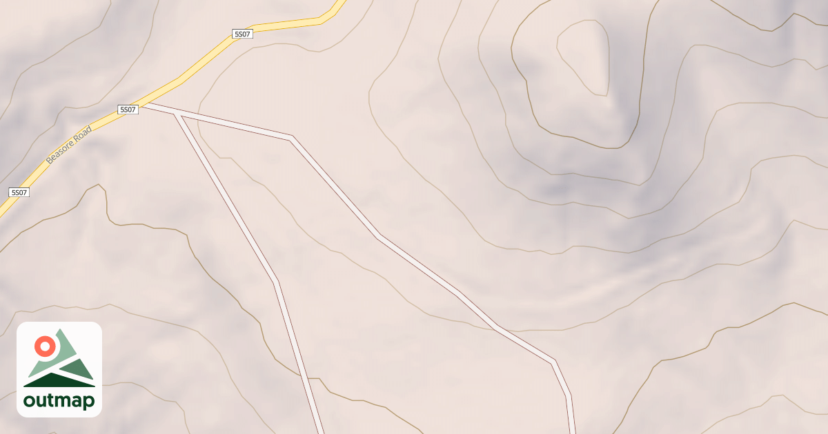 Map of BEASORE TA SPUR