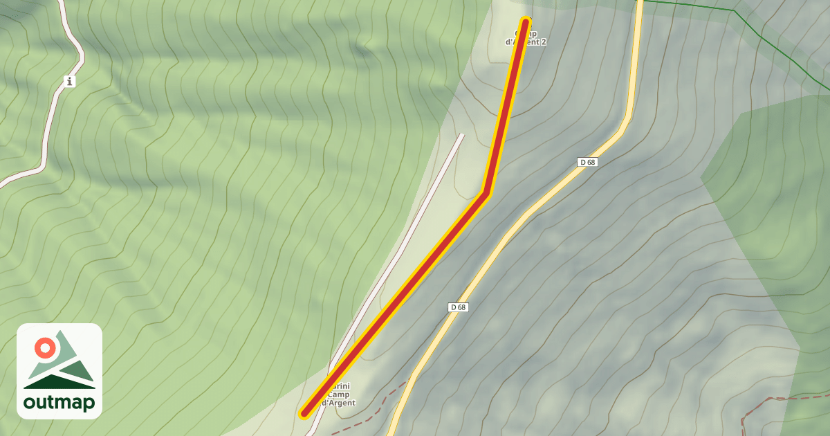 Map of Camp d'Argent 2