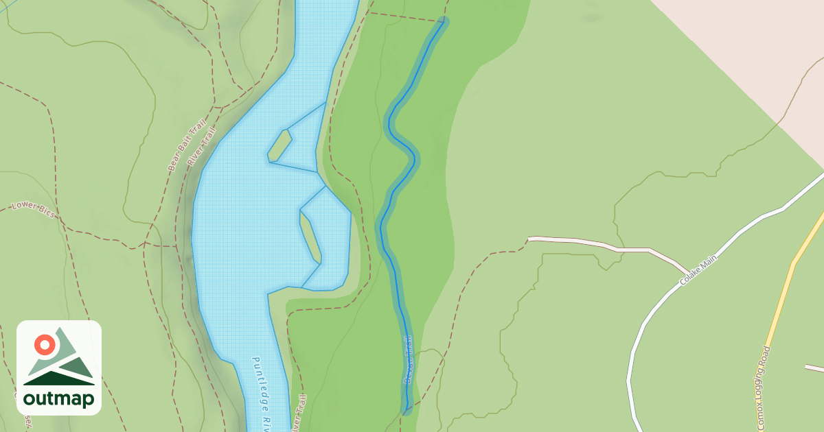 Map of Bevan Trail