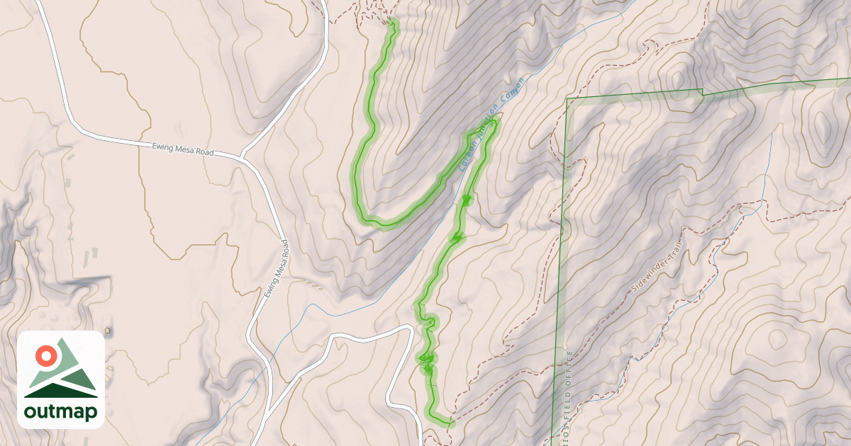 Map of Durango Mesa Park Connector