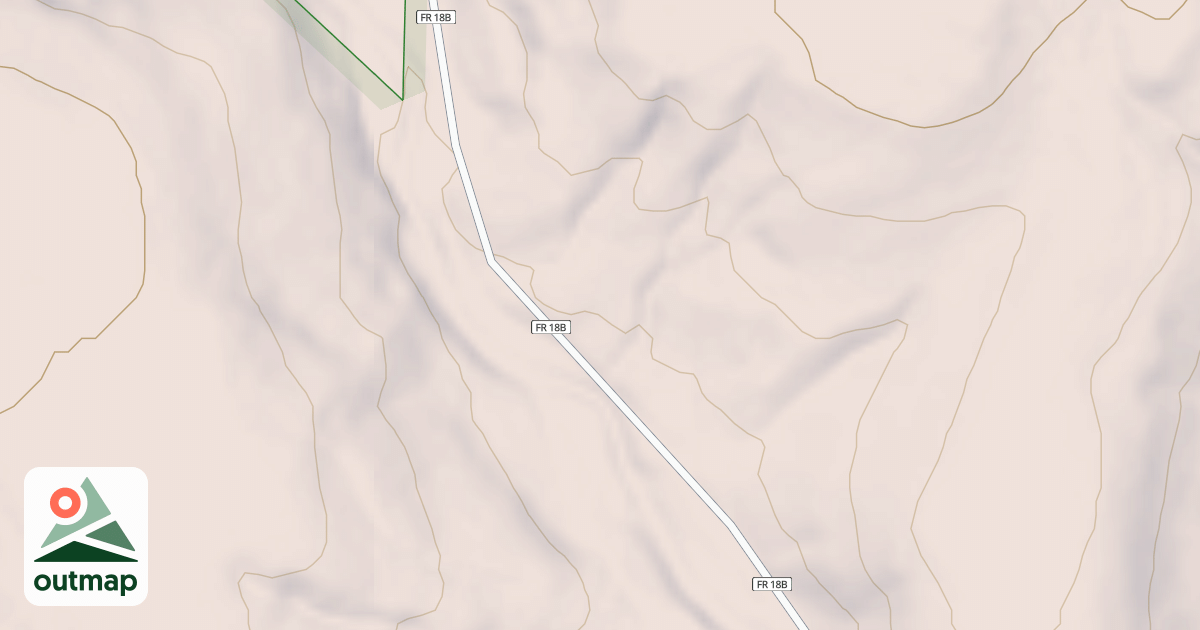 Map of USFS Motor Vehicle Use Map Roads {ACA864E1-9AEA-4BDB-8F57-331E77343EDB}