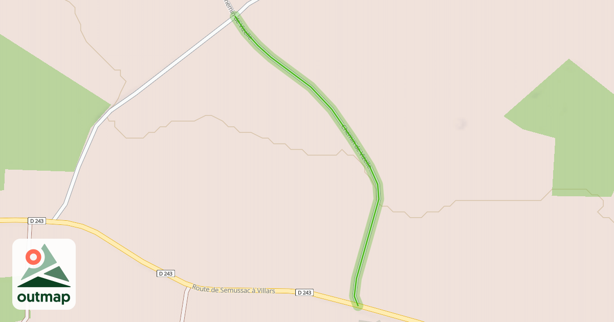 Map of Chemin de Vizelle