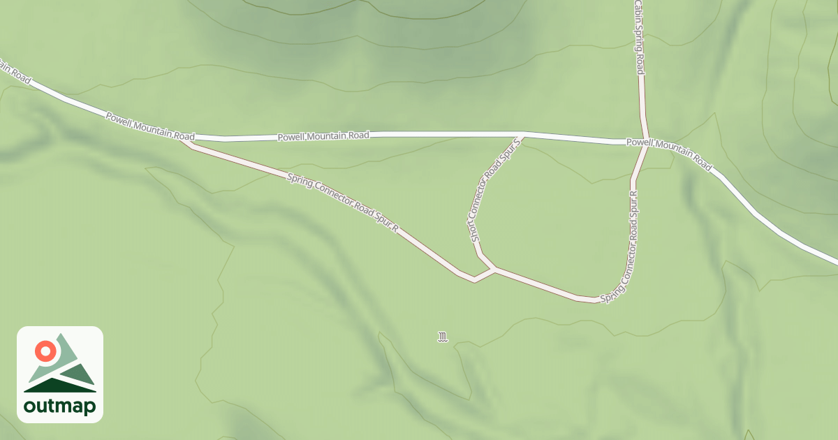 Map of SPRING CONNECTOR ROAD SPUR R