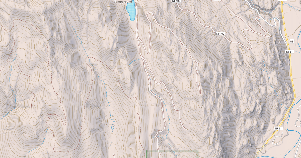 Map preview of FIRST CREEK RIDGE