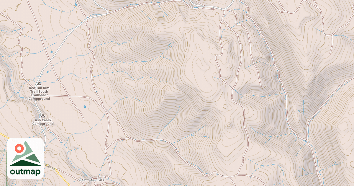 Map of COTTONWOOD SPRING