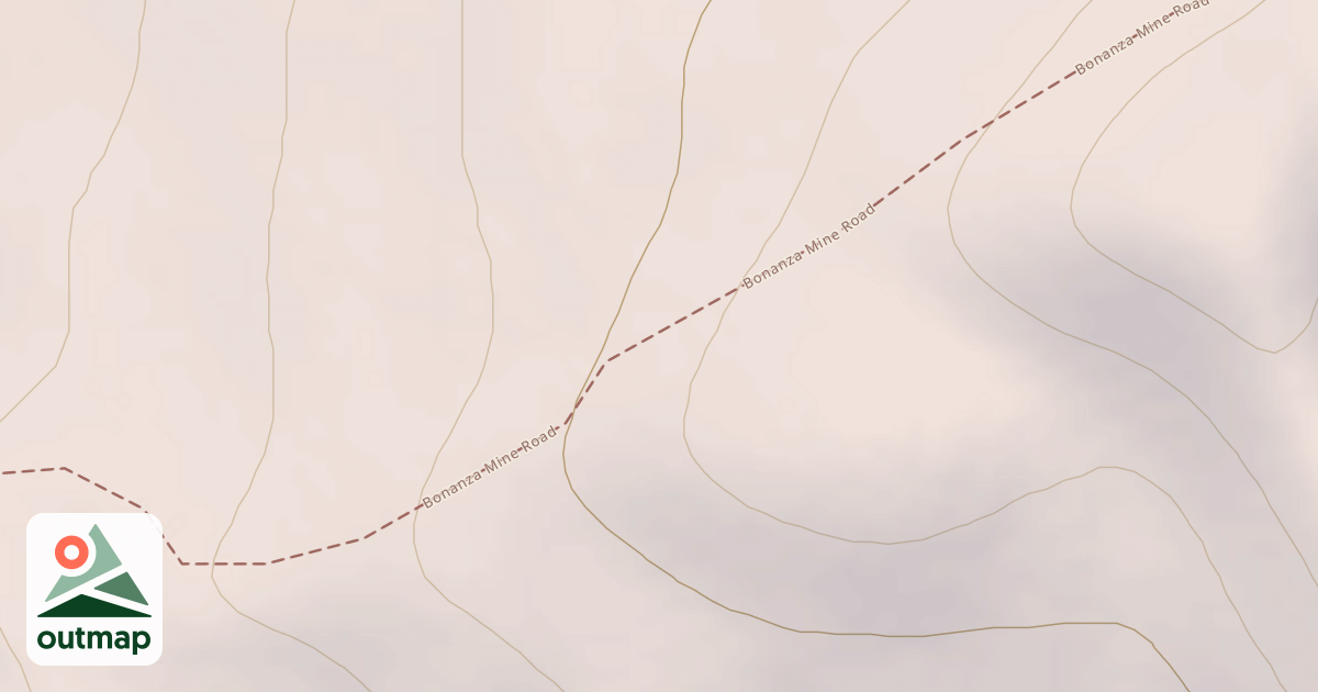 Map of Bonanza Mine Trail