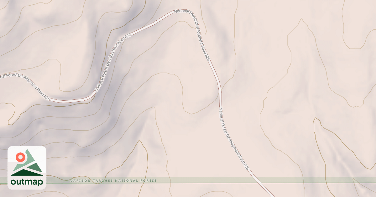 Map of RED MOUNTAIN
