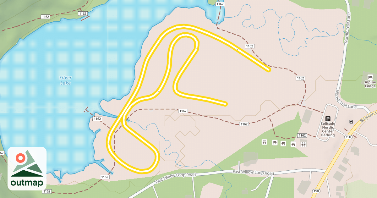 Map of Lake Flat