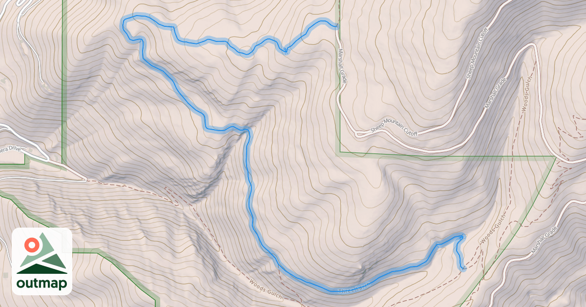 Map of Three Larch