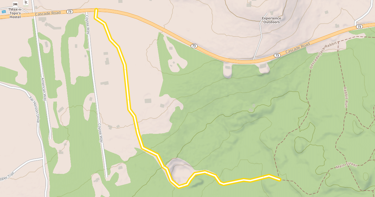 Map preview of Jack Rabbit Trail