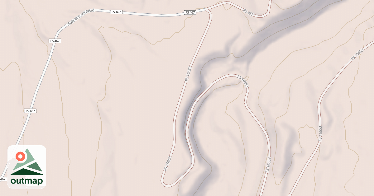 Map of MORRELL CREEK SECTION 7 SPUR