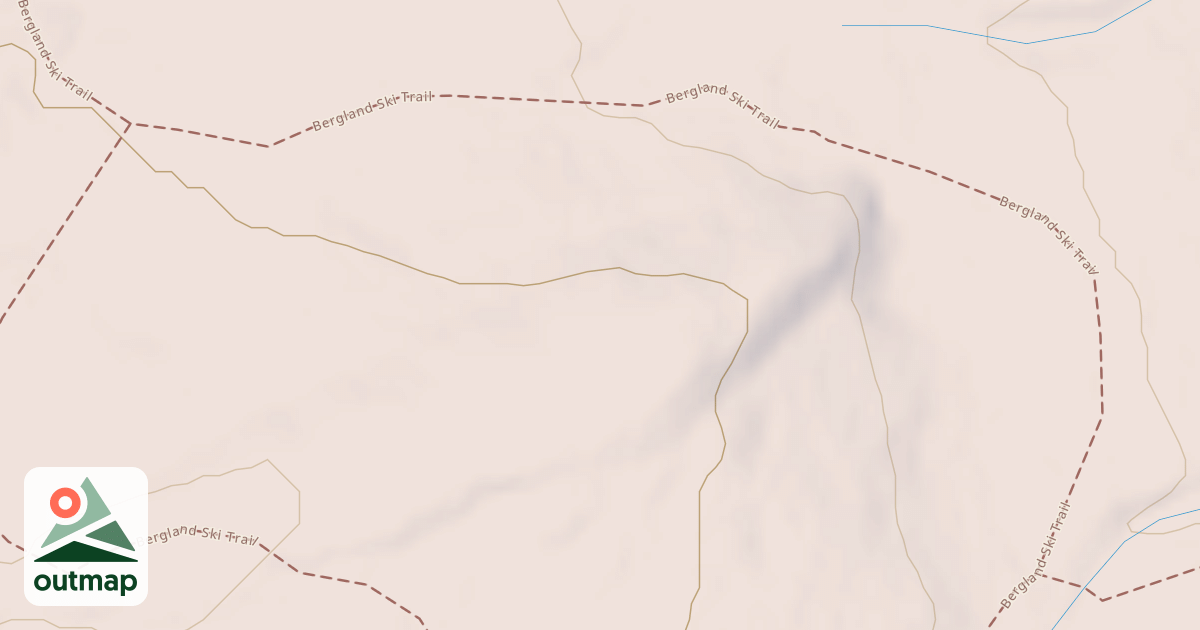 Map of Bergland Ski