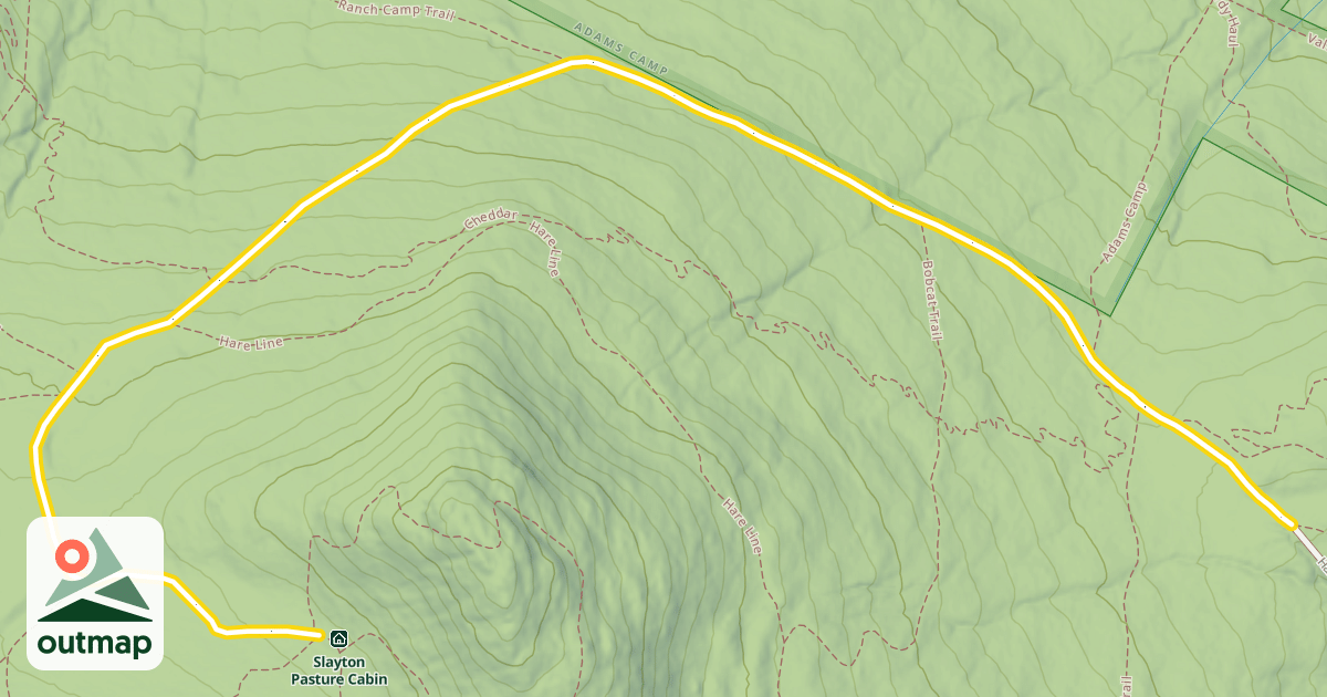 Map of Haul Road