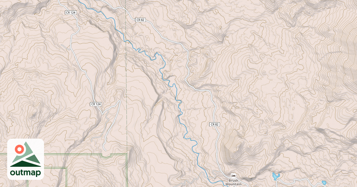 Map of County Road 82