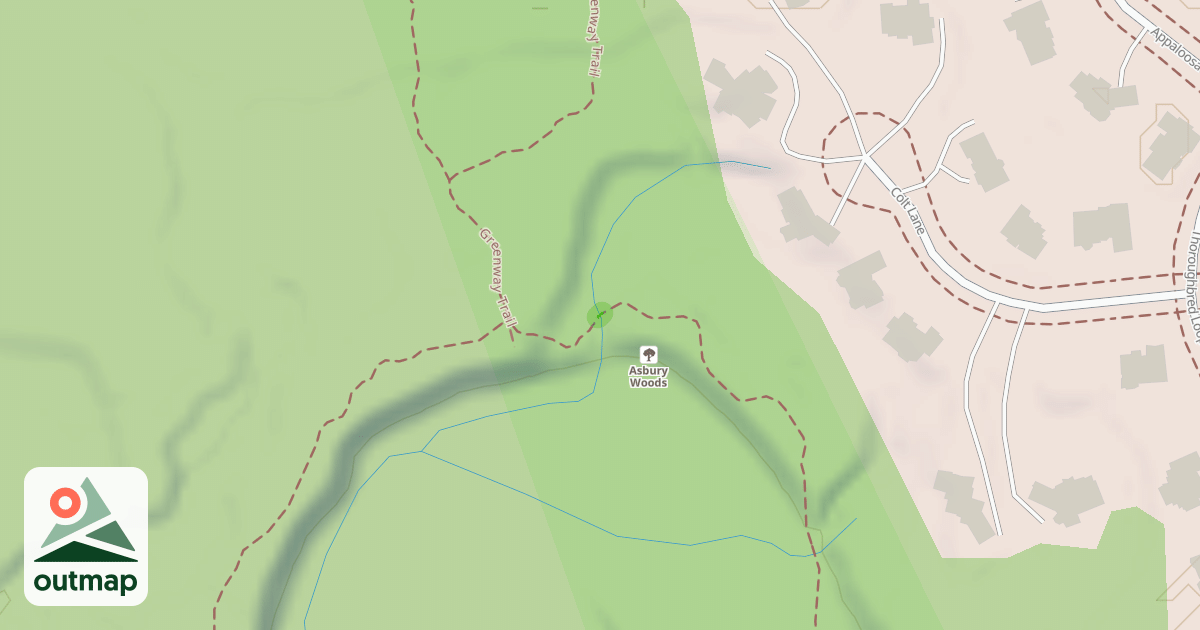 Map of Greenway Trail