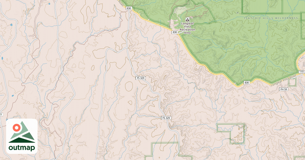 Map of RED DIRT RD