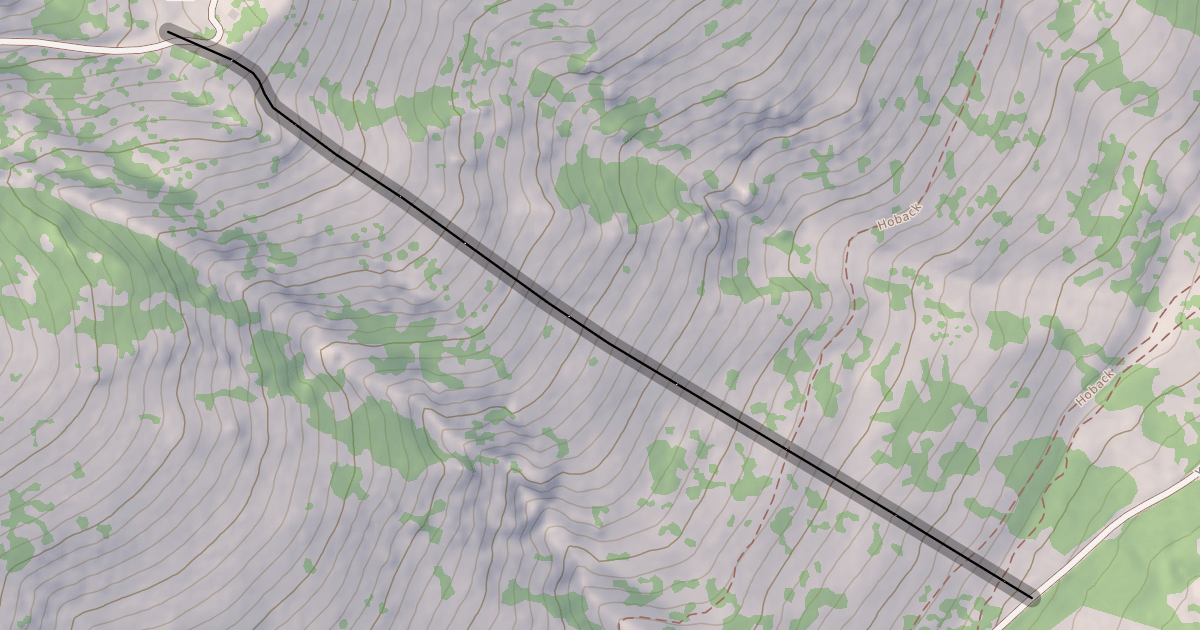 Map preview of Lower Sublette Ridge